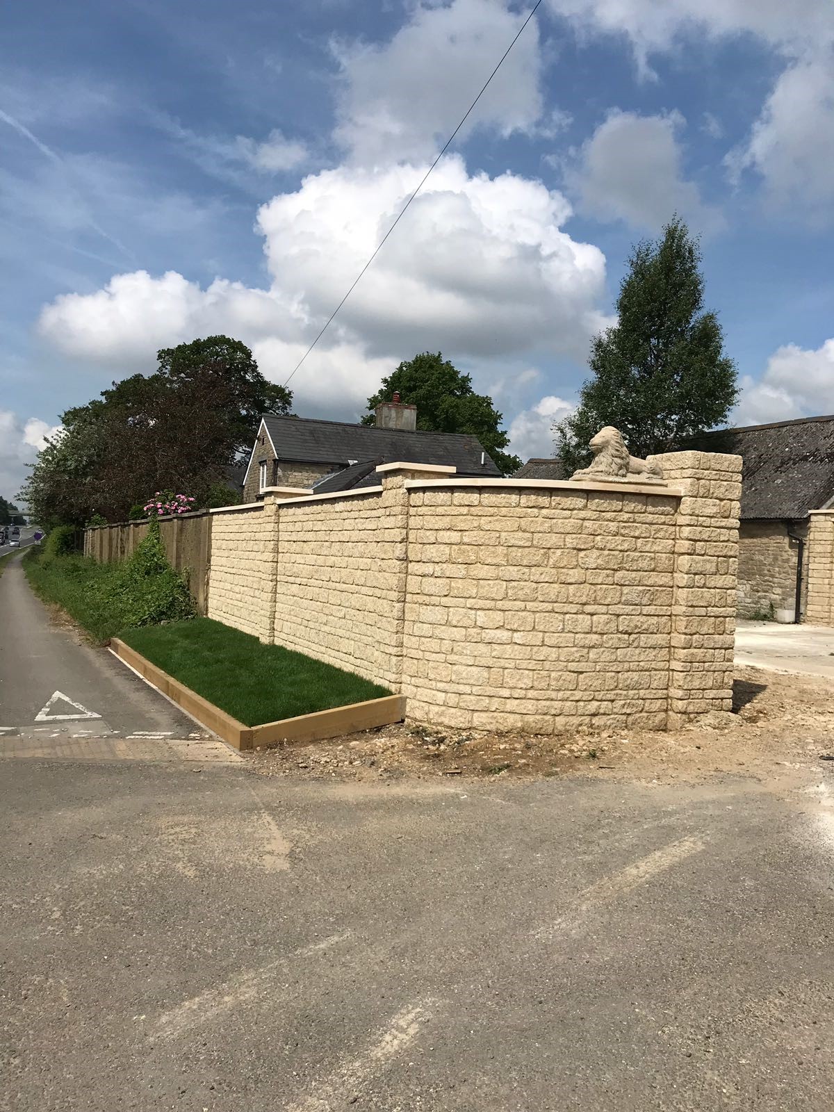 stone work, Barnard gate, witney