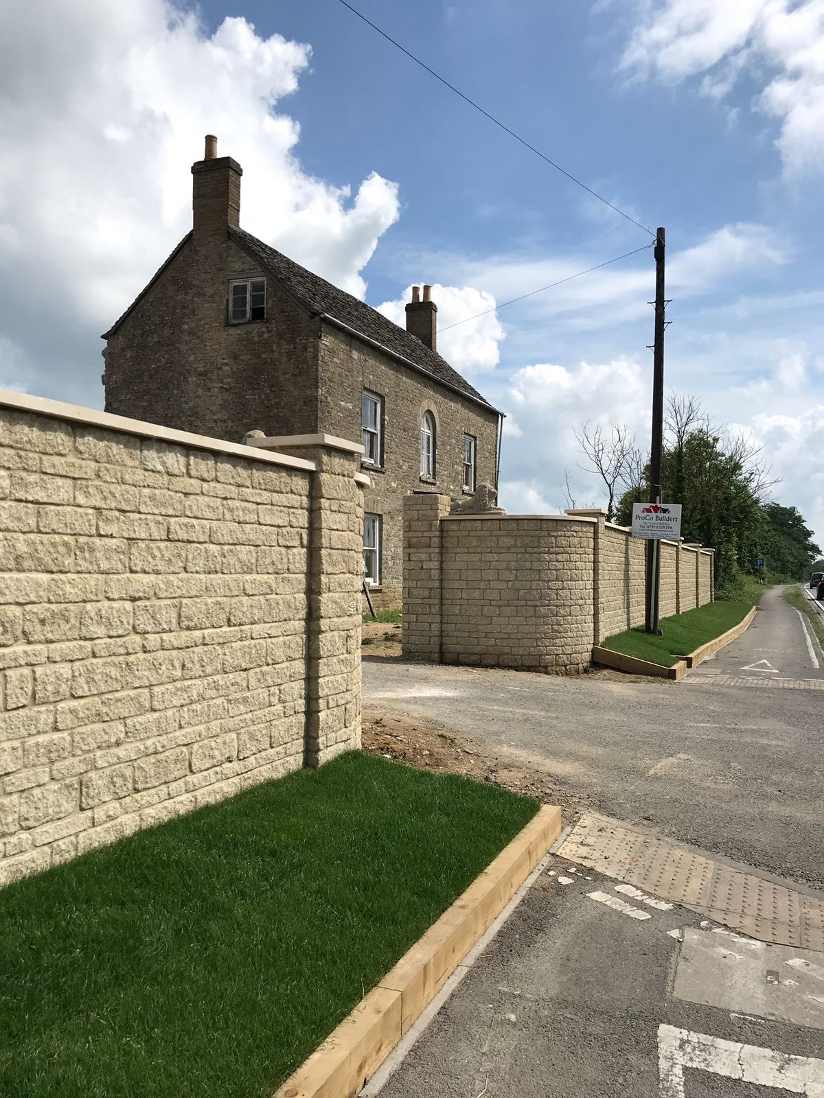 stone work, Barnard gate, witney